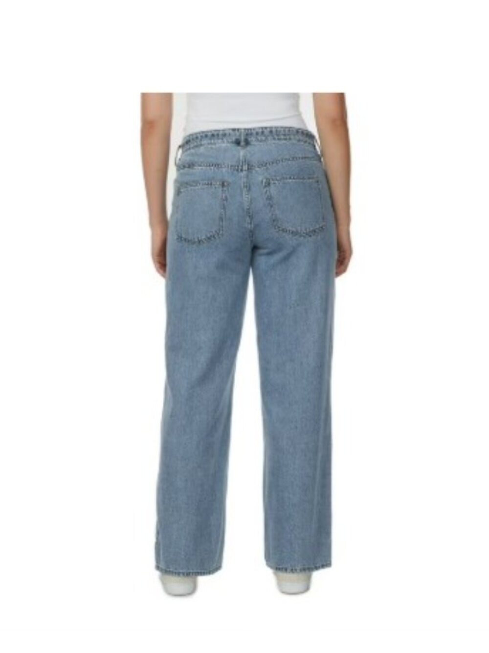 Buffalo Jeans Women's Wide Leg Belted Jean Light Wash Multiple Sizes - Picture 2 of 3